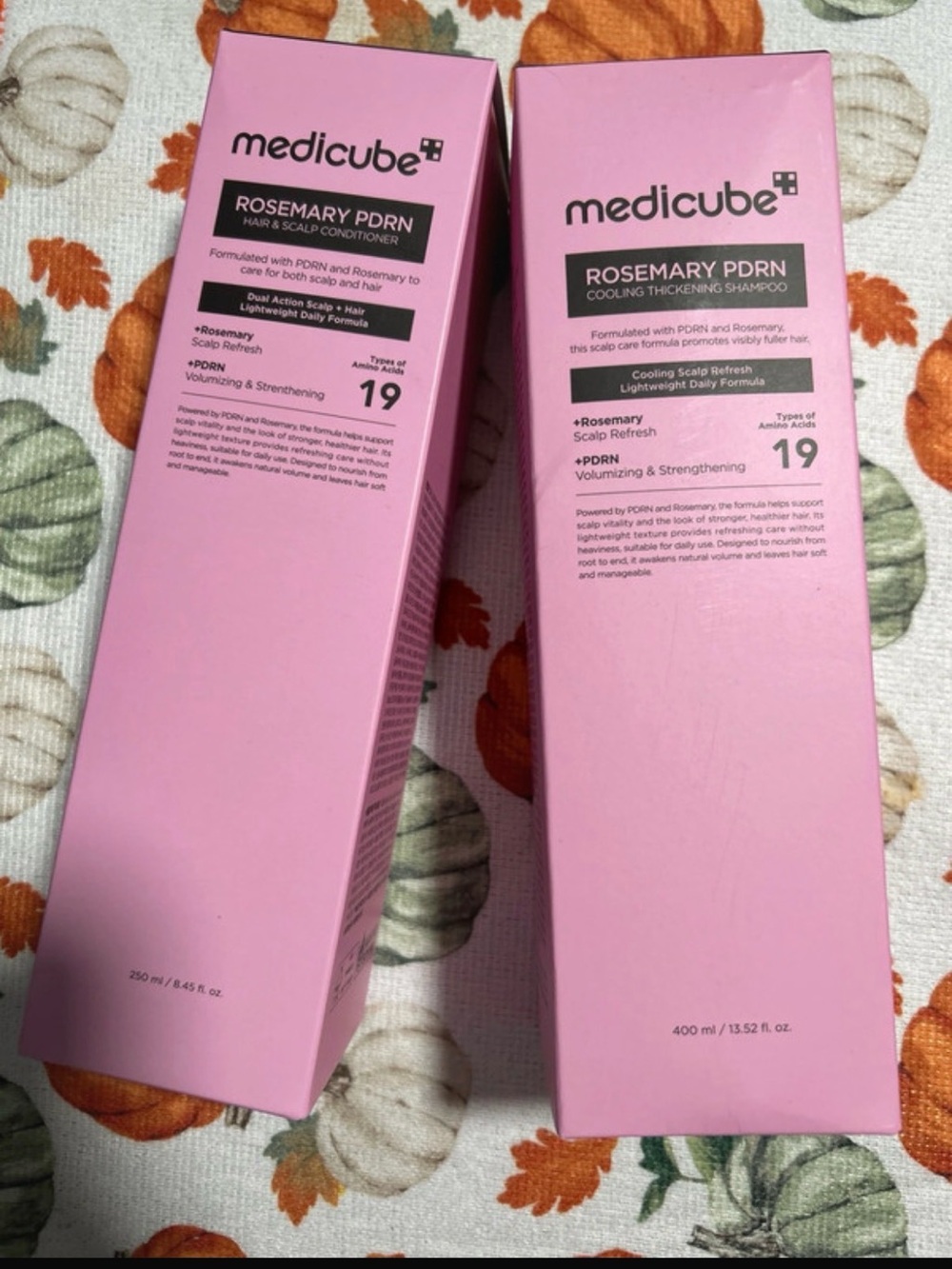 New medicube] Rosemary PDRN shampoo and acondicionador